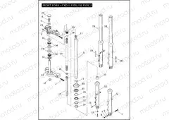 FRONT FORK - FXD/I, FXDL/I & FXDC/I