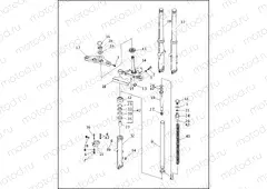 FRONT FORK - FXDWG