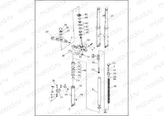 FRONT FORK - FXDWG