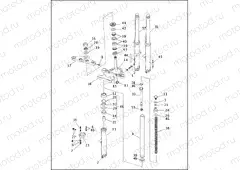 FRONT FORK - FXDWG