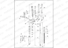 FRONT FORK - FXDWG