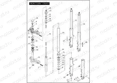 FRONT FORK - FXDX/I