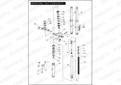 FRONT FORK - FXST, FXSTB & FXSTC