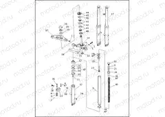 FRONT FORK - FXSTC