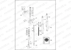 FRONT FORK - FXSTD/I