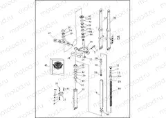 FRONT FORK - FXST/I & FXSTB/I