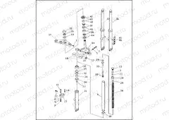 FRONT FORK - FXST/I & FXSTB/I