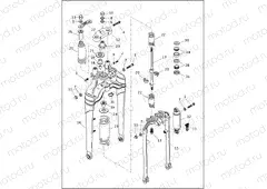 FRONT FORK - FXSTS