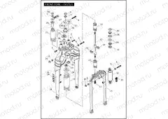 FRONT FORK - FXSTS/I