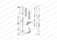 Front Fork(-JKALX125CCDA09710)