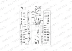 Front Fork(-JKAVN2B1 7A015508)