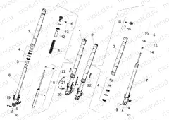 Front fork Kayaba