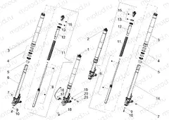 Front fork Kayaba