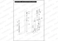 FRONT FORK - LEFT & RIGHT (FAIRING MODELS)