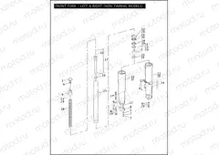 FRONT FORK - LEFT & RIGHT (NON-FAIRING MODELS)