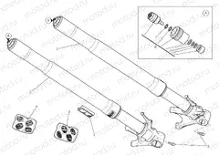 FRONT FORK [MOD:1299S 90;XST:CAL,CDN]