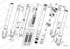 FRONT FORK [MOD:1299;XST:AUS,EUR,FRA,JAP]