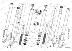 FRONT FORK [MOD:M 1200;XST:CHN]