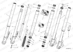 FRONT FORK [MOD:SCR800CR]