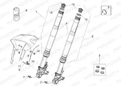 Front fork Ohlins