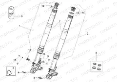 Front fork Ohlins
