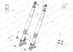 Front fork Ohlins