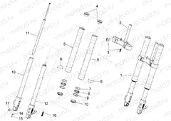 Front fork Paioli