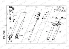 Front fork Paioli