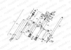 Front fork R