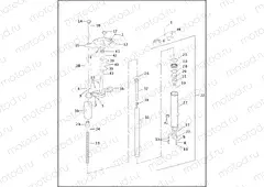 FRONT FORK - RIGHT (1 OF 2)