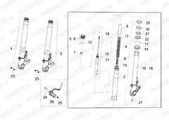 Front fork Sachs