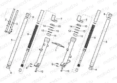 Front fork-Strada Version