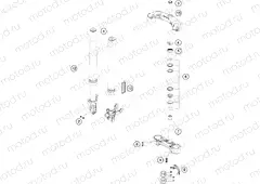 FRONT FORK, TRIPLE CLAMP|Frame|01