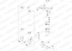 FRONT FORK, TRIPLE CLAMP|Frame|01