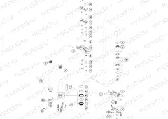FRONT FORK, TRIPLE CLAMP|Frame|01