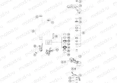 FRONT FORK, TRIPLE CLAMP|Frame|01