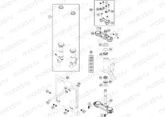 FRONT FORK, TRIPLE CLAMP|Frame|01