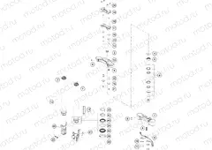 FRONT FORK, TRIPLE CLAMP|Frame|01
