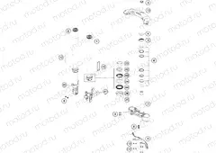 FRONT FORK, TRIPLE CLAMP|Frame|01