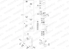 FRONT FORK, TRIPLE CLAMP|Frame|01