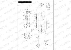 FRONT FORK - VRSCF