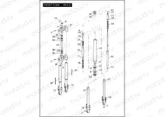 FRONT FORK - VRSCR