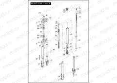 FRONT FORK - VRSCR