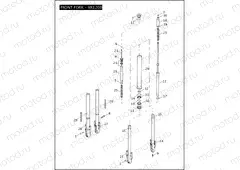 FRONT FORK - XR1200