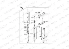 Front Fork(-ZR750C-026125)