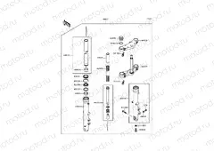 Front Fork(ZR750C-038584-)