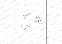 FRONT LICENSE PLATE BRACKETS, HD3 - FLFBS, FXBBS, FXFBS, FXST, FXBR