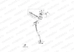 Front master cylinder