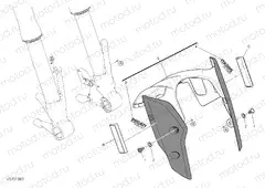 FRONT MUDGUARD [MOD:HYM 950]