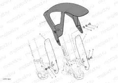 FRONT MUDGUARD [MOD:SCR800DK]